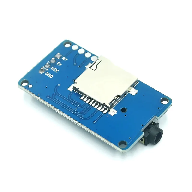 YX5300 Serial MP3 Player Module 3.2-5.2V DC | UART TTL Control for Arduino, AVR, ARM | Supports Micro SD Card, Play MP3/WAV