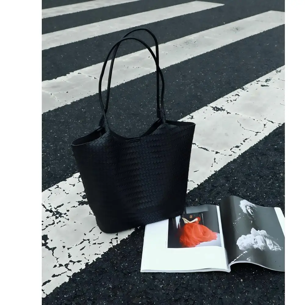 Women New Summer Trendy Chic Large Capacity Shoulder Underarm Tote Bag Commuter Daily