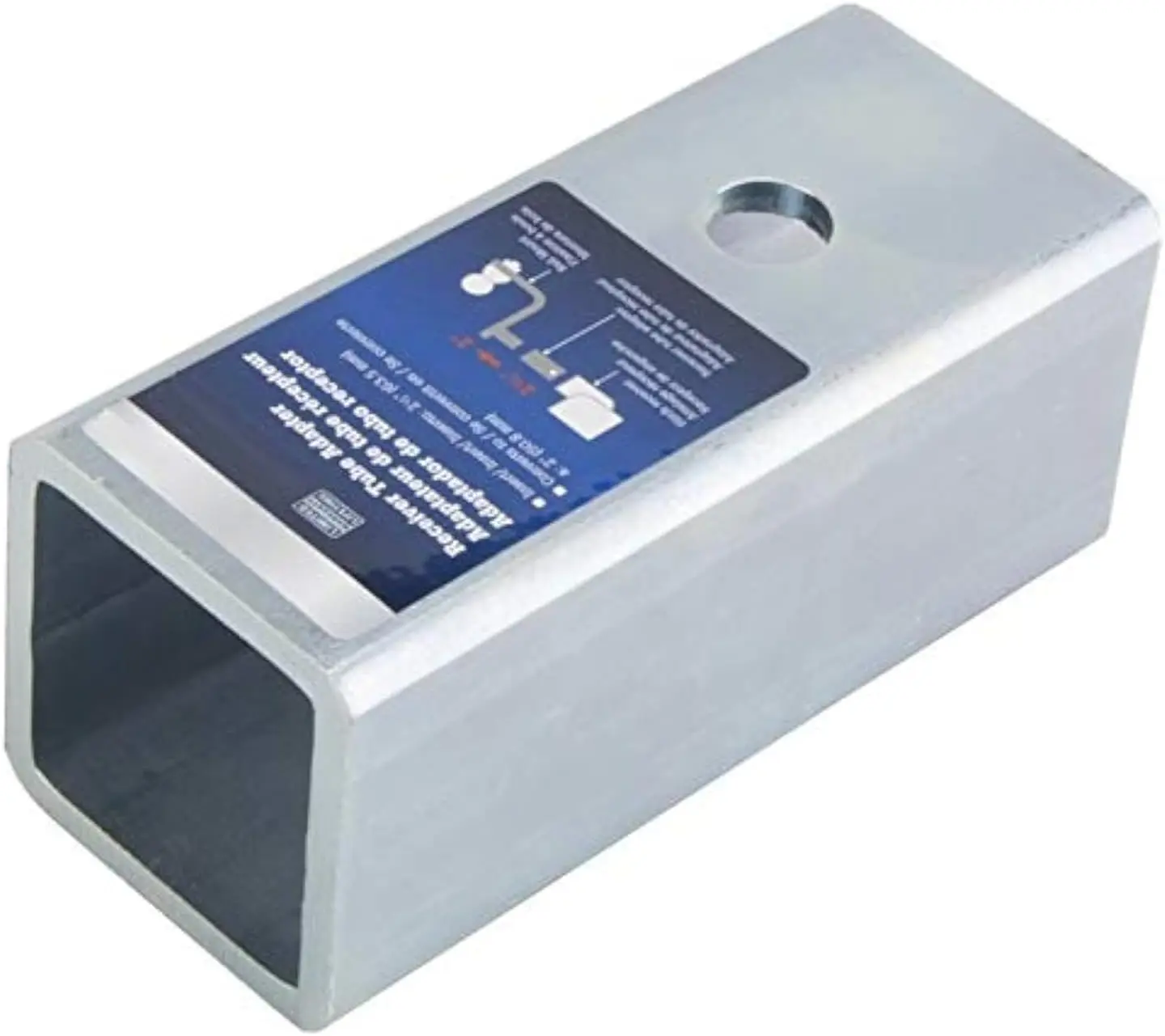 

Trailer Hitch Reducer Sleeve 2.5” to 2” - Heavy Duty Steel Adapter for Truck or Trailer