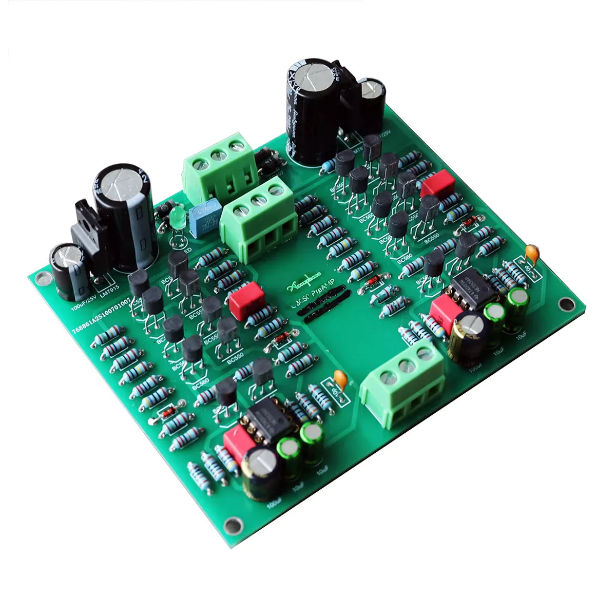 Hifi Dual Channel Voorversterker Board Base On Classic Accuphase C3850 Voorversterker Core RCA Versterking Circuit THD Laag tot 0,000161%