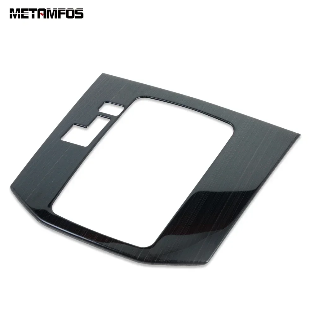 مركز وحدة التحكم والعتاد التحول صندوق غطاء لوحة الكسوة لمازدا CX5 CX-5 KF 2017-2023 2024 الأسود الصلب الداخلية اكسسوارات السيارات التصميم #4