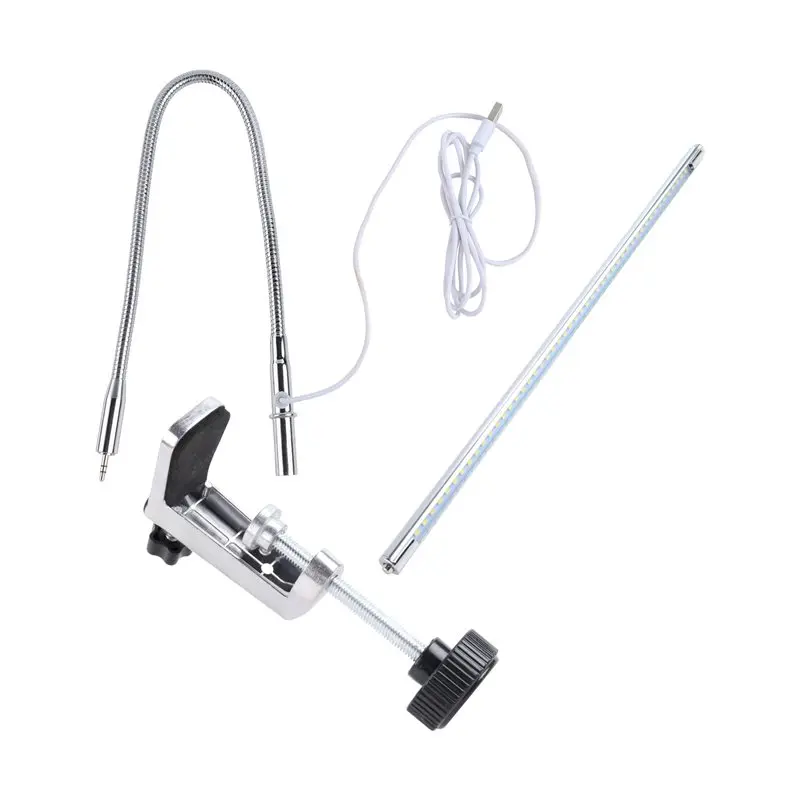 Y39A-USB Adjustable LED Desk Lamp With Clamp- Beauty Light Perfect For Manicure, Reading, Eyelash Extension,Eyebrow