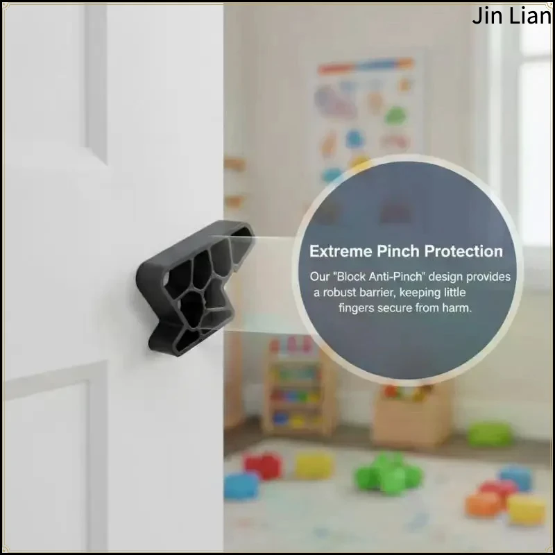 Heavy Duty Door Stopper Wedge | Non-Slip Balcony & Window Door Wedge | Anti-Slam Track Lock for Home, Office & Bathroom