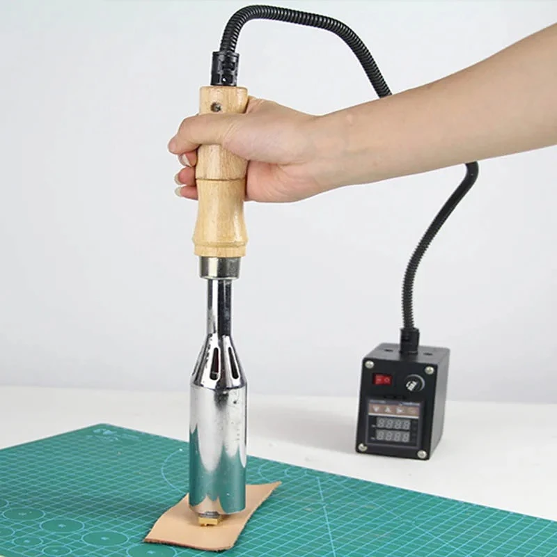 Portable hot stamping machine manual leather bronzing machine brass mould logo embosser tool leatherware woodware tool 110V/220V