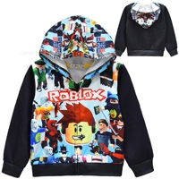 ROBLOX Children's Clothing Hooded Digital Printed Hooded Sweatshirt for Children Tiny Cottons Hot ROBLOX Kids Coat