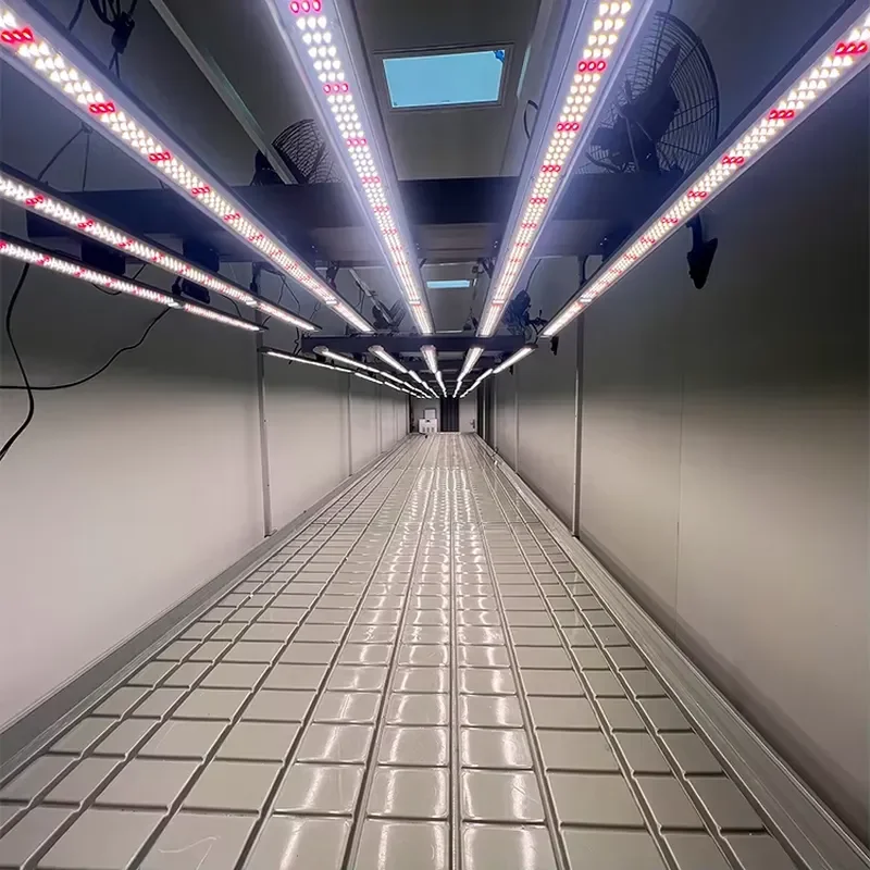 Sustainable Automatic Mobile Nursery Container Farm Engine Bearing Intelligent Climate Regulation System for Large-Scale