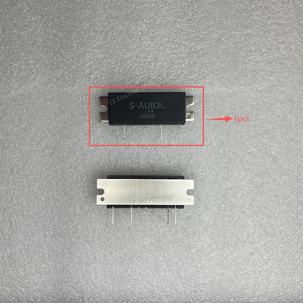 1pcs S-AU83L FM RF Power Amplifier Module, UHF Band, 32W Output, 28dB Gain, 450-490MHz, 12.5V DC Supply Voltage