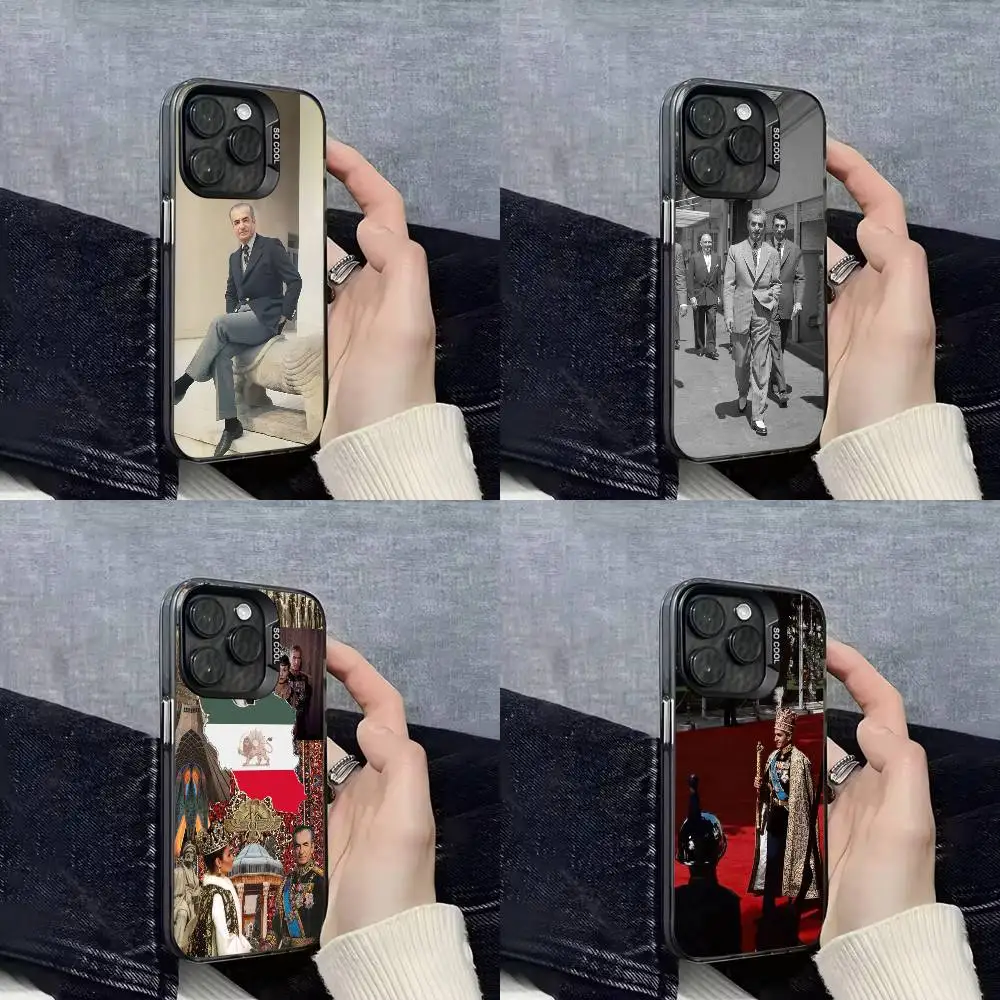 

Mohammad Reza Pahlavi Iran Phone Case For iPhone 16,15,14,13,12,11,Mini,Pro,E,SE4,XS,MAX Black IMD Box