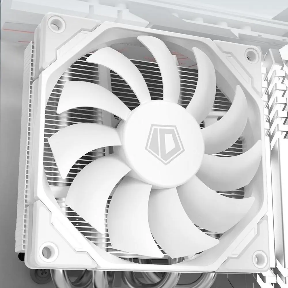 Imagem -04 - Id-resfriamento-low Profile Air Cooler Radiador Tubos de Calor Processador Cpu Cooler para Am4 Am5 Lag1700 1200 Ventilador v3 Is40x