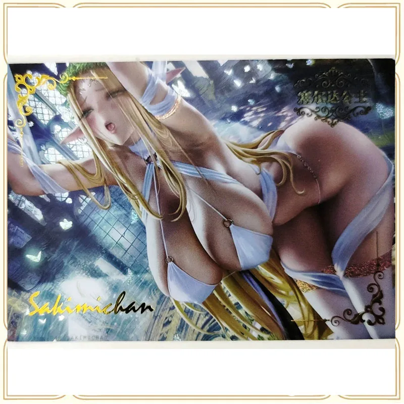 Anime Goddess Story ACG SAC Sexy Card Zelda Shihouin Yoruichi Kaisa Collection Card Toys for boys Christmas birthday present