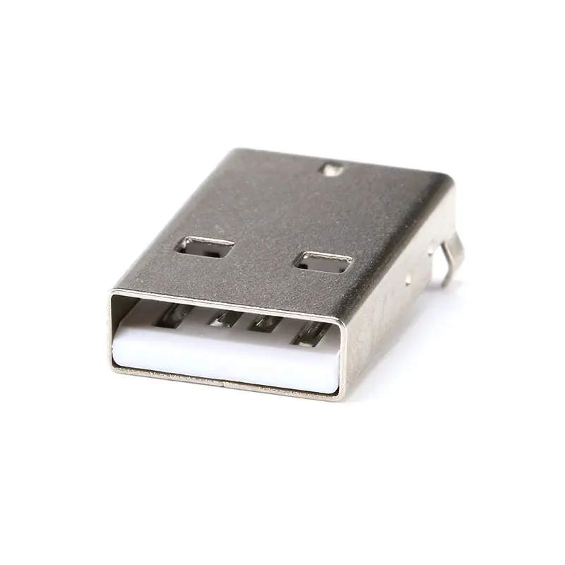 20pcs USB 2.0 Male A Type USB PCB Connector Plug 90 degree Male USB Connectors 4Pins DIP