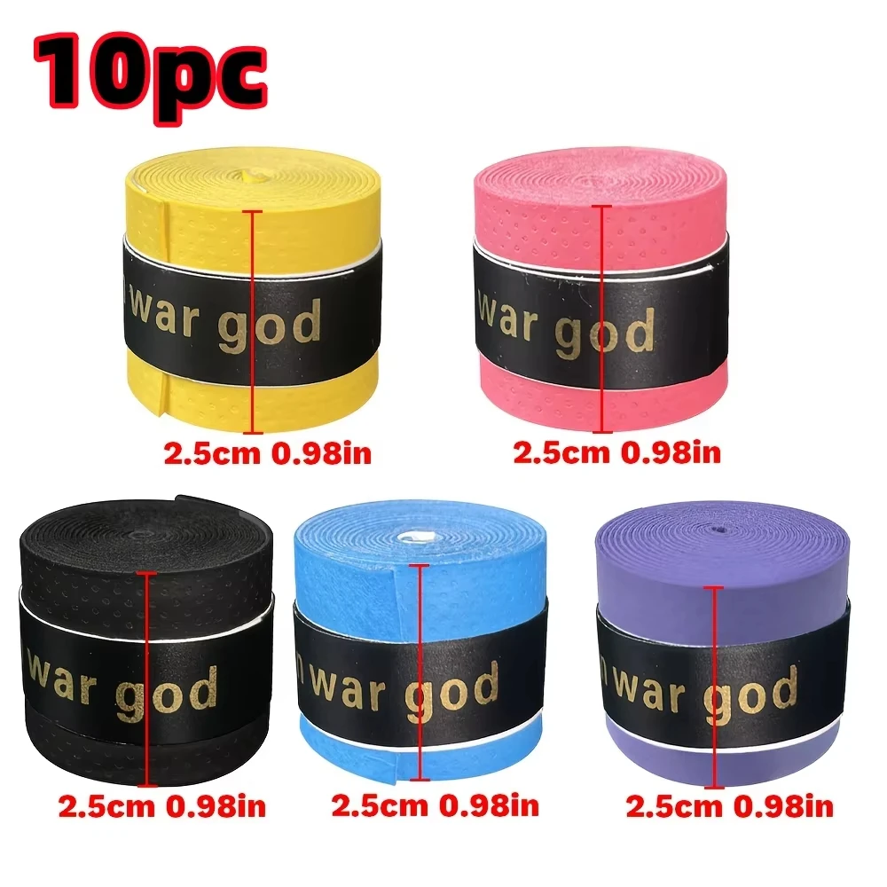 

10 andom coloAnti slip wrapping tape, horizontal bar dumbbell lifting ring anti slip hand glue, badminton handle wrapping tape