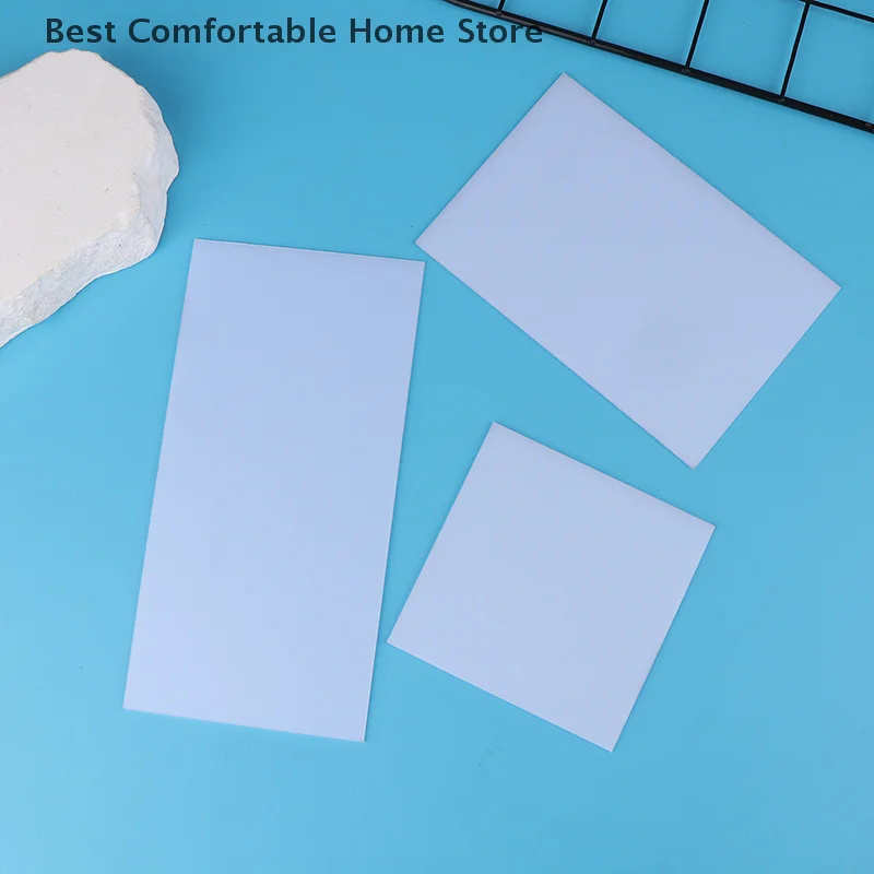 1PC LED Light Translucent Blanks Plate, Acrylic Diffuser Sheet Thickness Plastic