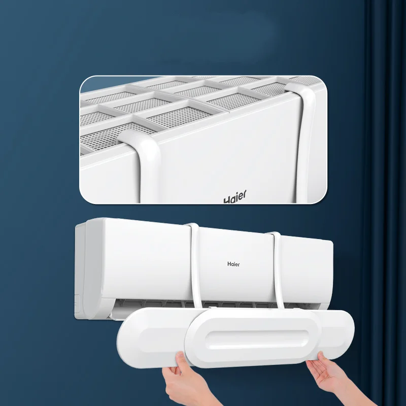 Wall-Mounted Air Conditioning Wind Deflector Scalable Adjustable Home Office Anti Direct Blowing Wind Baffle for Room