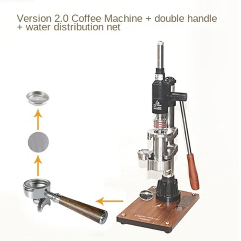 새로운 에스프레소 핸드 프레스 압력 스윙 야외 추출 막대 유형 가정용 반자동
