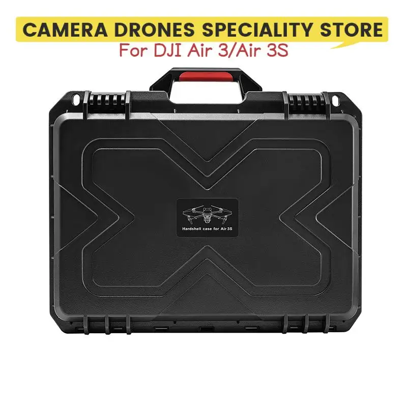 Explosion-proof Case For DJI Air 3S Large Capacity Waterproof Storage Box Portable Carrying Bag For DJI Air 3 Drone Accessories