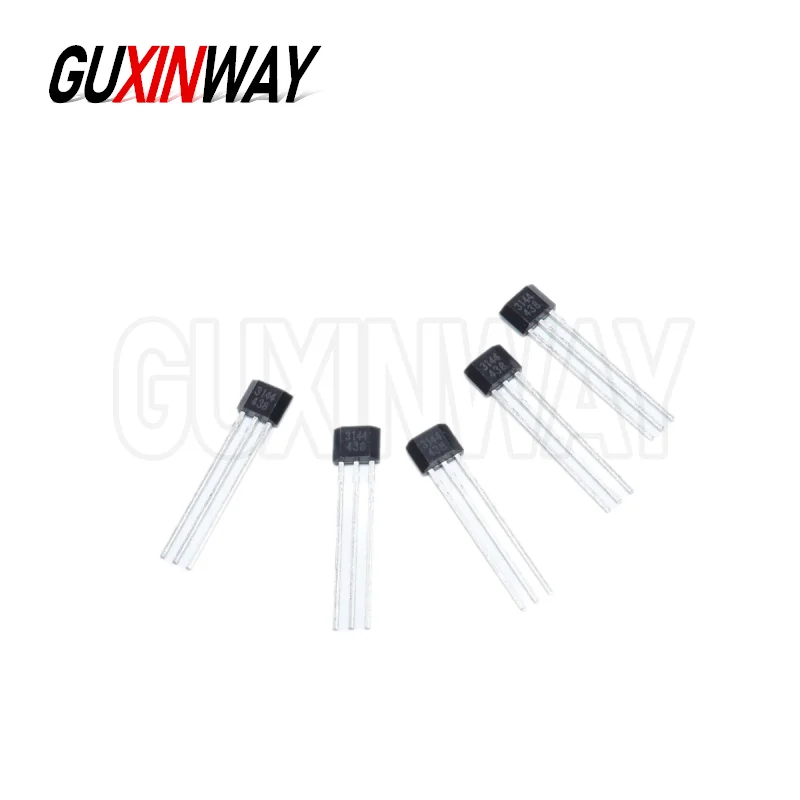 10pcs 홀 효과 센서 SS41F A3144 SS49E SS44E TO-92 홀 요소 센서 모터 Arduino 용 3 핀