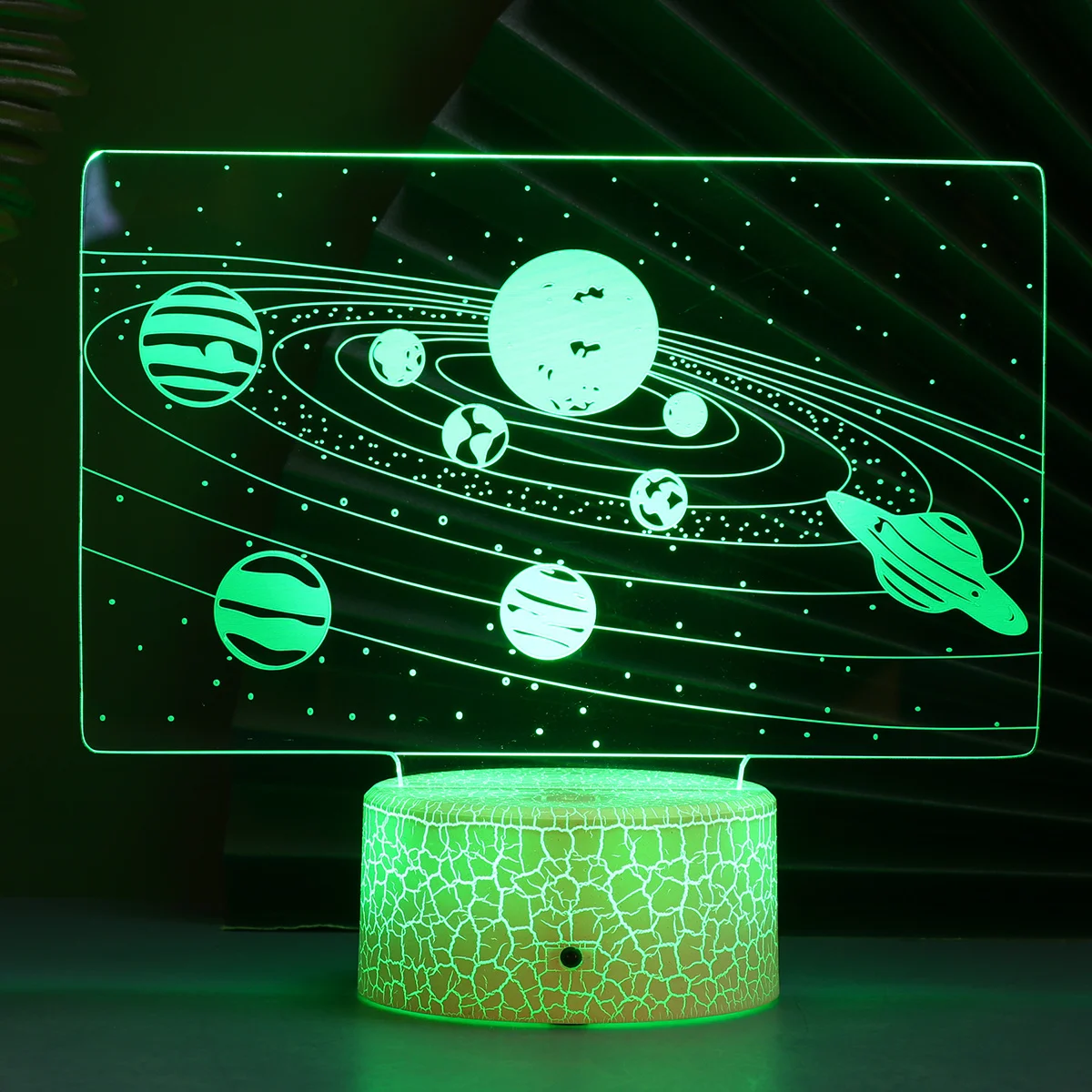Lampka nocna LED 7 kolorów sterowana dotykowo z pilotem, dekoracyjna lampka do sypialni, domu, na imprezy i festiwale.