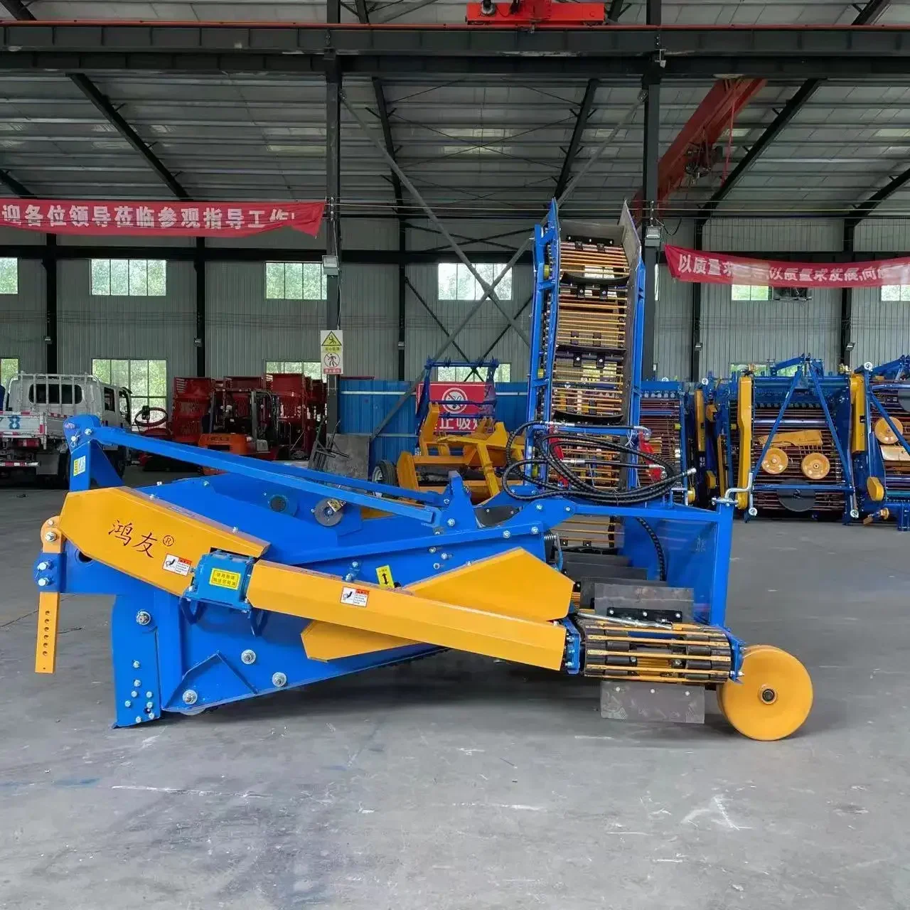 Wholesale 4UDS-110 Automatic Mini Combine Harvester Used 1Row Potato Onion & Peanut Harvester for Farms