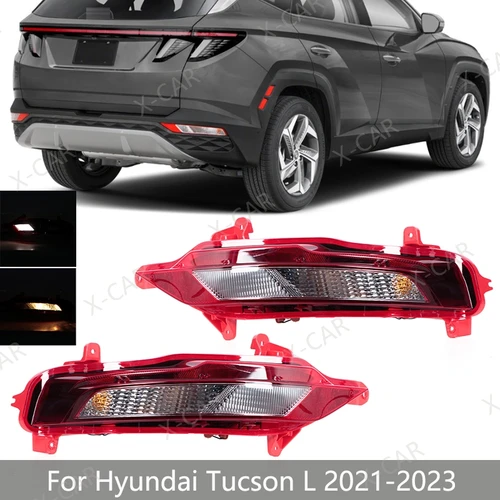 Imagen 1 del producto Reflector de luz de parachoques trasero, lámpara antiniebla de freno para Hyundai Tucson L TucsonL 2021 2022 2023