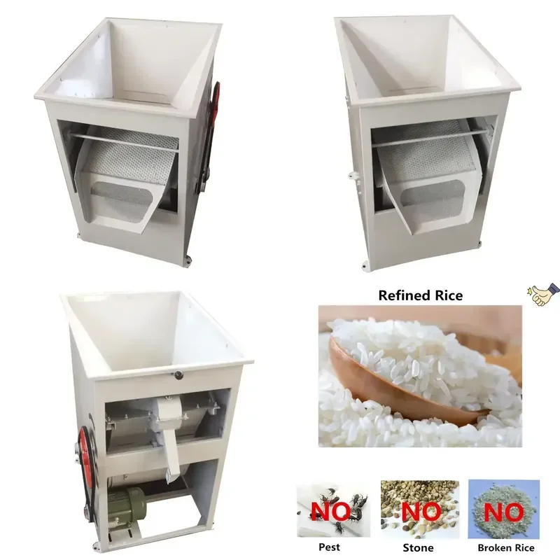 for Air Flow Specific Gravity Rice Stone Remover Wheat Stone Remover Color Sorter for Rice Millet Wheat Beans Sesame
