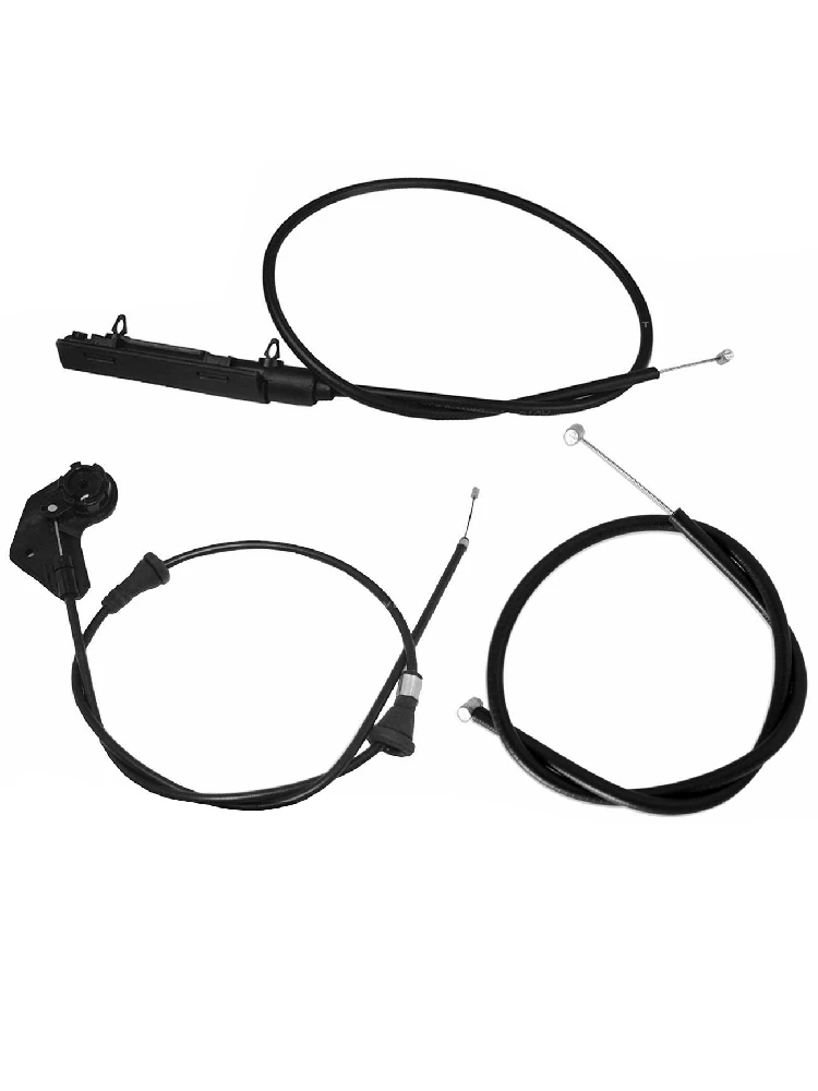 Câble Bowden de dégagement de capot moteur, BMW E46, 320I, 323I, 98-05, 51238208442, 3 pièces