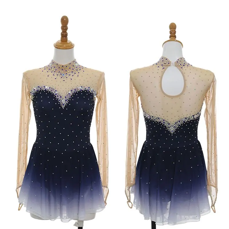 

Figure Skating Performance Skirt Grading Kosten Skating Skirt Competition Contact Customer Service for Customization