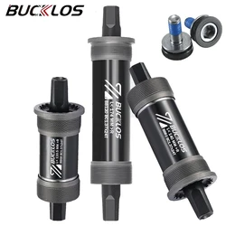 BUCKLOS Bicycle Bottom Bracket BB68 110.5/113/116/118/120/122.5/127/140/152/156/166/174mm MTB Square Hole Bike Bottom Bracket