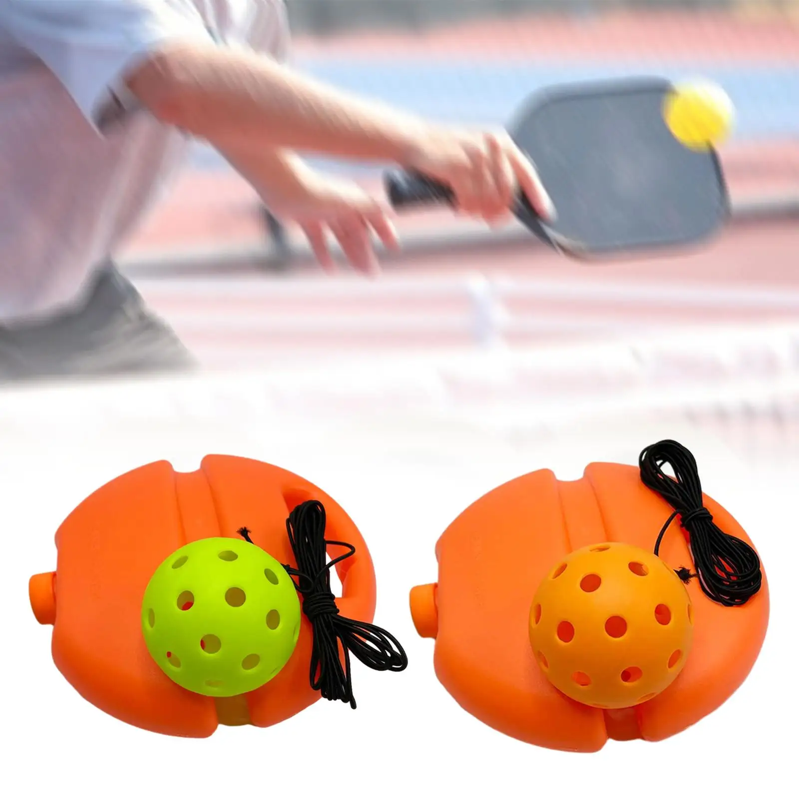 Der Pickleball-Trainer im 2-6er-Pack verbessert die Geschwindigkeit für den Pickle ball für Anfänger mit einem Spieler