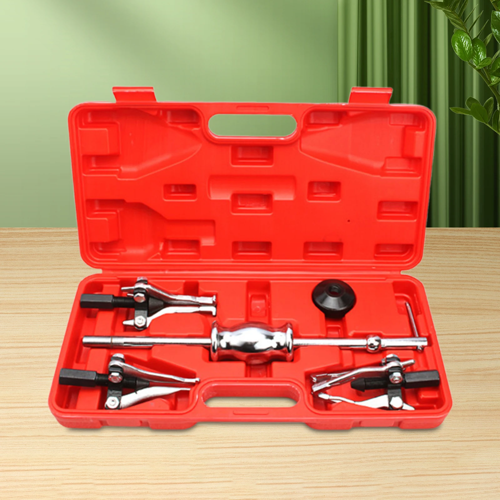 

5 Pieces Internal External Slide Hammer Puller Set Internal and External Puller,Front and Rear Wheel Axle Bearing Remover