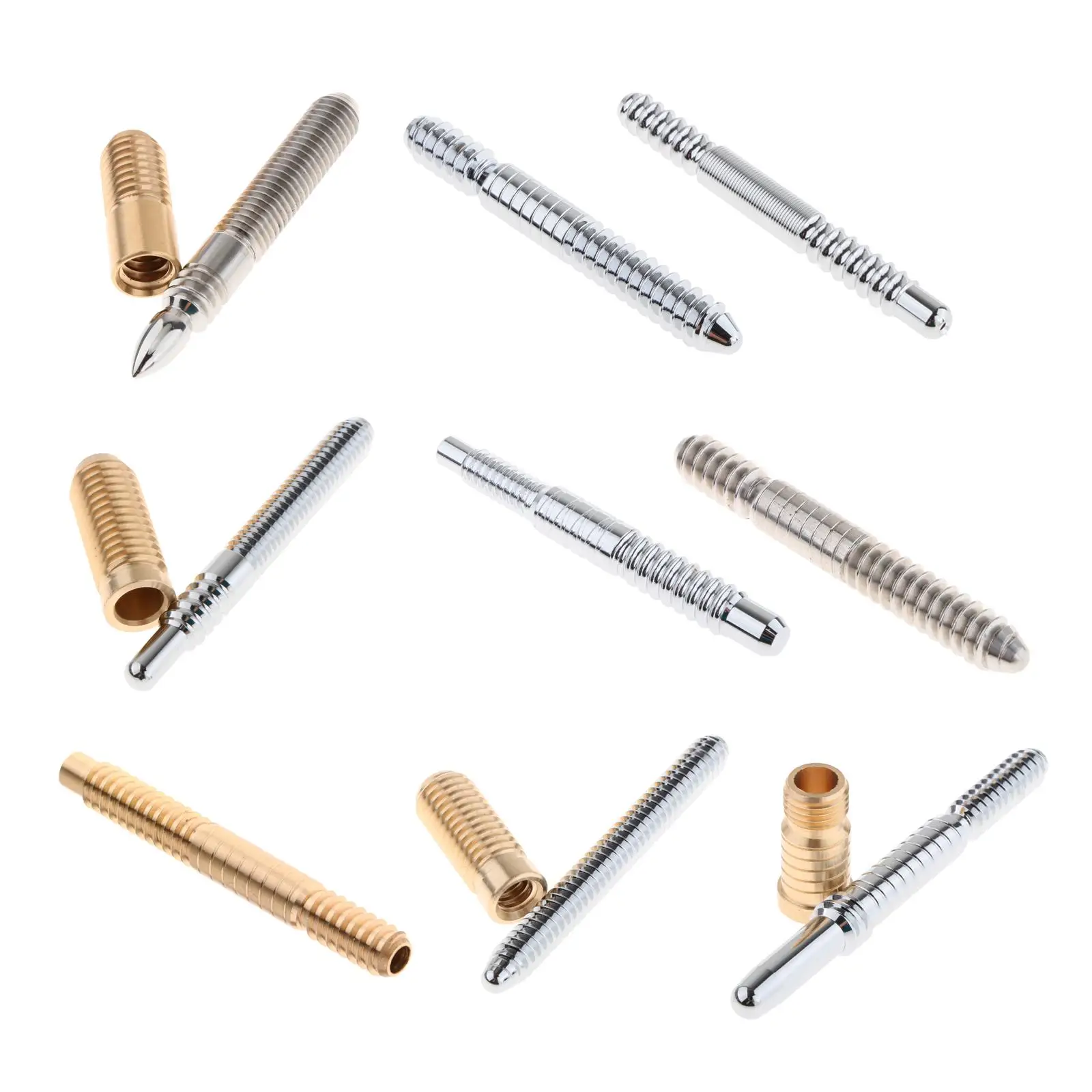 

Stainless Steel Pool Cue Joint Pin Insert Convenient Building Repair Part Replacement for Billiard Supplies