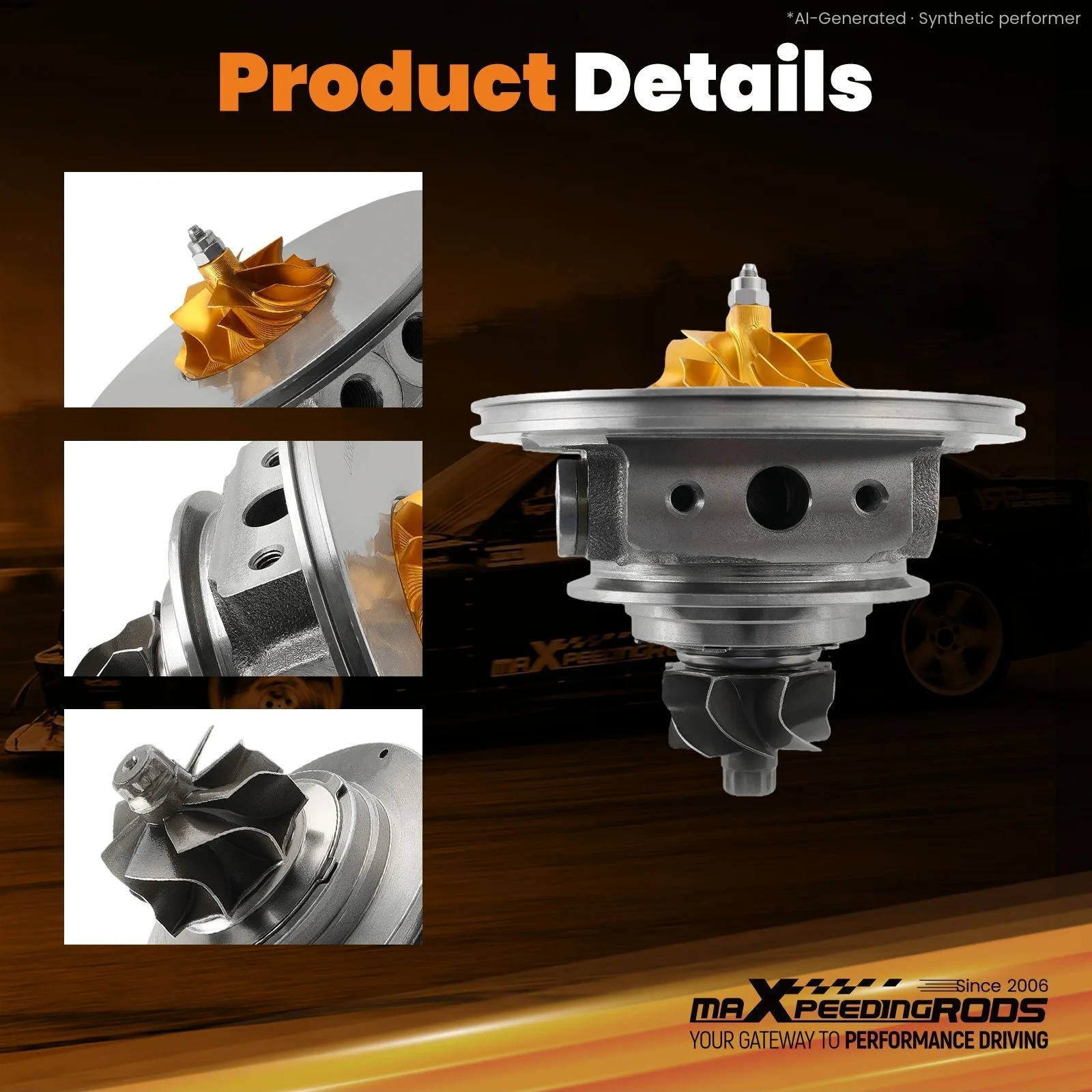 Turbo Cartridge Billet Wheel for Hyundai Tucson 1.6 1.6L 2015 - 2018 Gas G4FJ  16399900016  282312B760