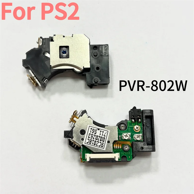 2 قطعة عالية الجودة PVR-802W PVR 802 واط PVR802W عدسة الليزر ل PS2 سليم وحدة التحكم قارئ عدسة الليزر استبدال بصري