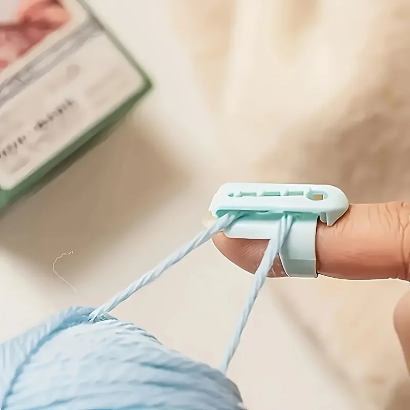 4 Stücke Häkelgarn Führungshülse Kunststoff Fingerschutz Für Anfänger Stricken Häkeln Handwerk Zubehör Anti Rutsch Bequem