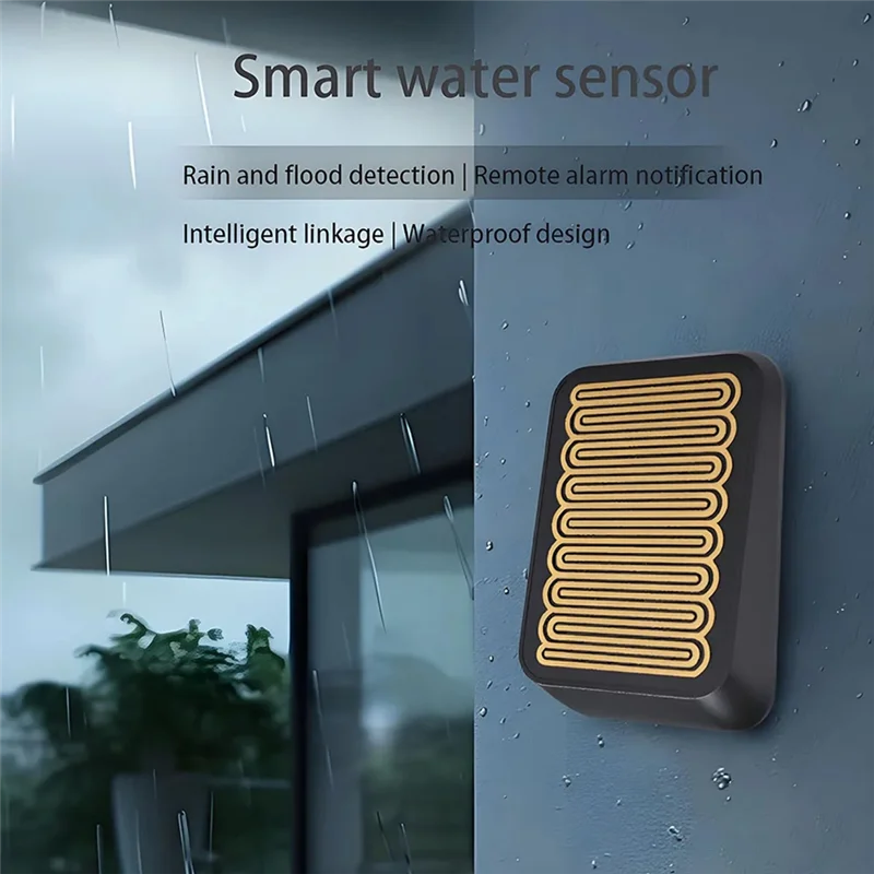 A45U Ewelink Zigbee Smart Rain Sensor For Outdoor Wireless Rain Detection Waterproof, Zigbee Hub Required,Linkage Control