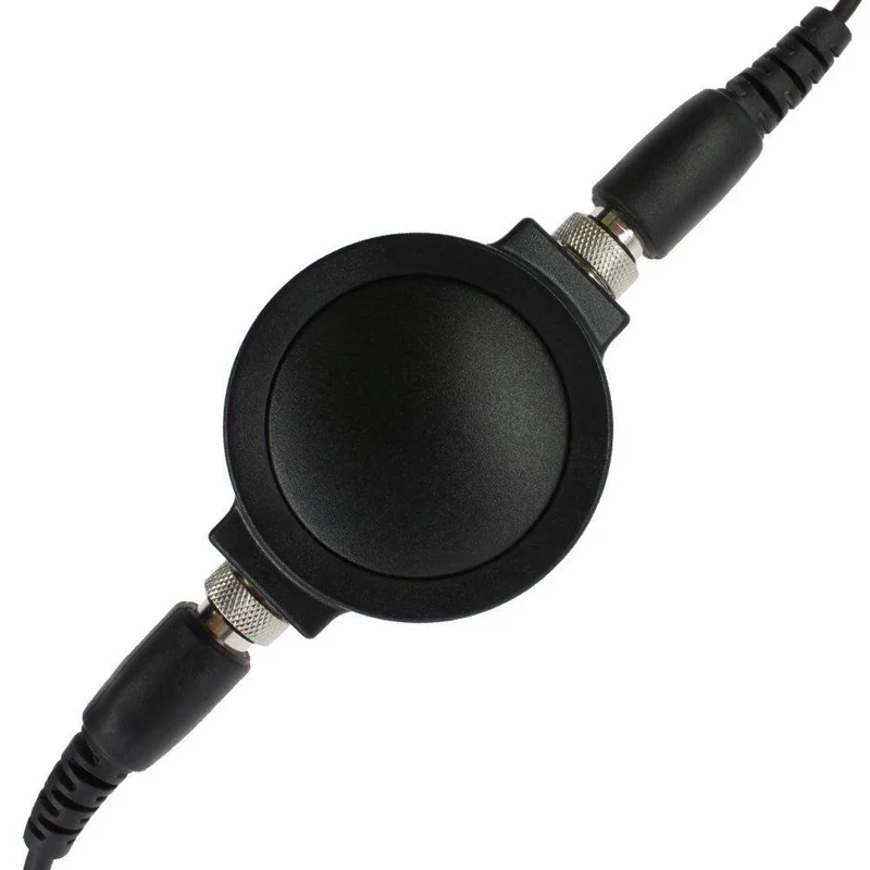 RapDuty 2 Pin DulThroat Mic Big PTT Oreillette Casque pour BaoFeng UV-5R UV-5X UV-82 TYT TH-UV8000D Retevis H777 Radio