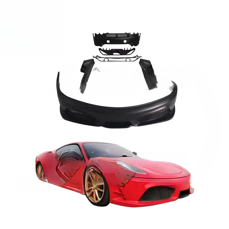 

Fiberglass Car Bodykit sc Style Front and Rear Bumper Side Skirts for F430