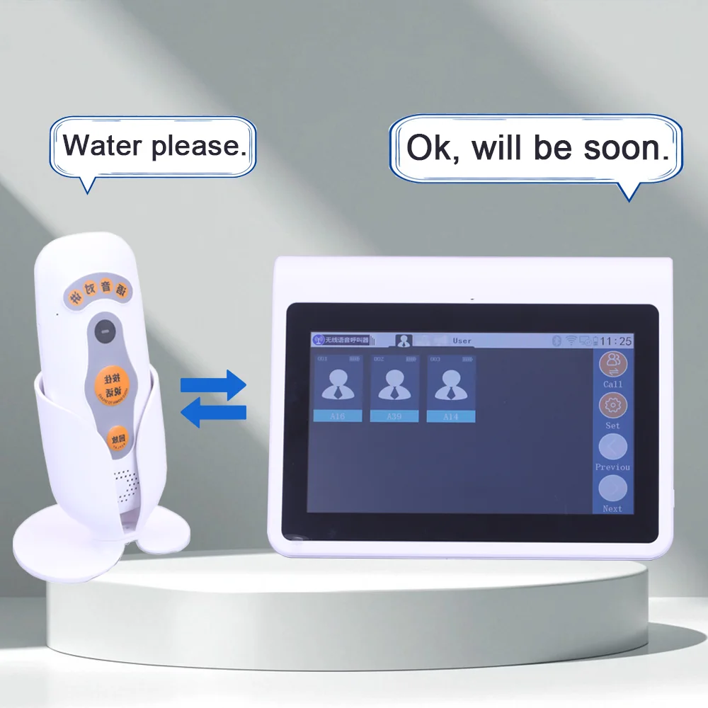 NEW Wireless Voice Intercom Calling System for Restaurant Cafe Easy Communication Solution for Busy Establishments