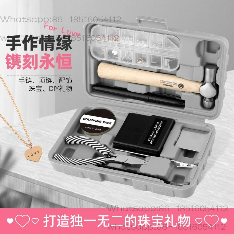 Handmade DIY set, portable mini pliers, winding pendant, commemorative jewelry.