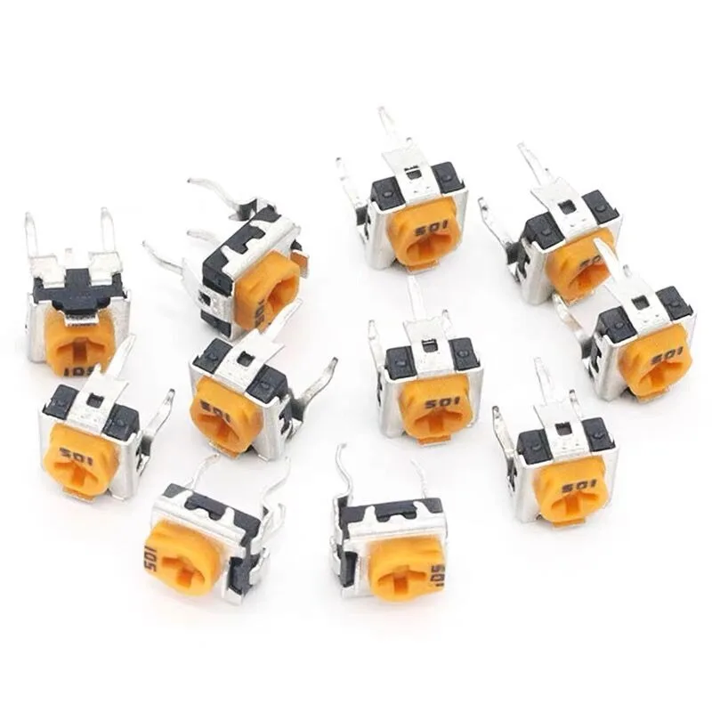 500pcs/lot WH06-2C RM065 Variable Resistor 100R To 1M 13 Values Carbon Film Horizontal Trimpot Potentiometer