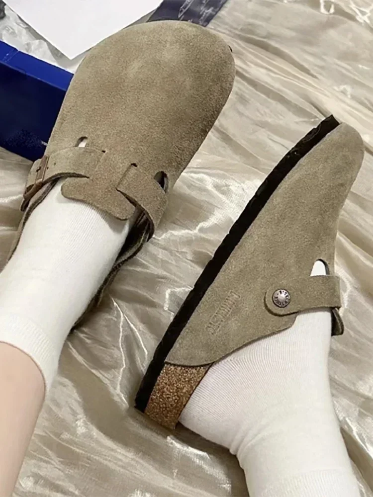 Hochwertige neue Leder-Sandalen für Damen und Herren, modische Sommer-Allround-Sandalen mit weicher Sohle.
