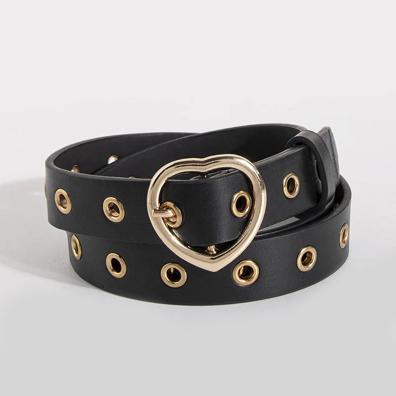 New cross-border manufacturer direct sales versatile eyes love buckle adjustable women's fashion classic trousers belt spot