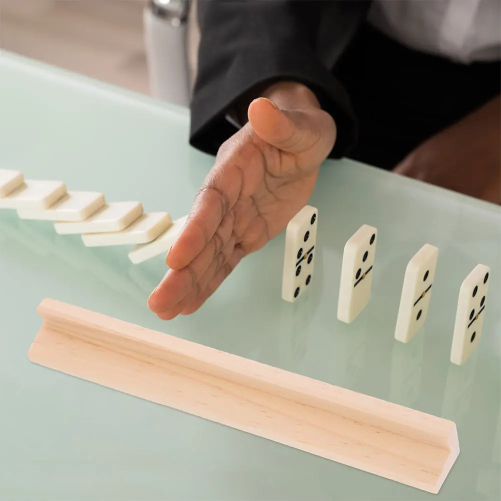 Drewniane Ozdoby Litery Stojaki Domino Ekspozytor Uchwyt Akcesoria Podstawki na Biurko Taca