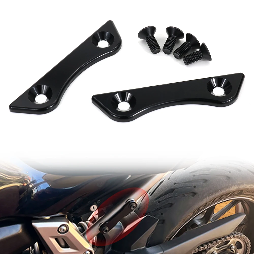 Fit For Kawasaki Z900 ABS 2017-2024 Z900 2017-2021 Footpeg Block Off Plate Blanking Plates CNC Rear Passenger Peg Holes Cover