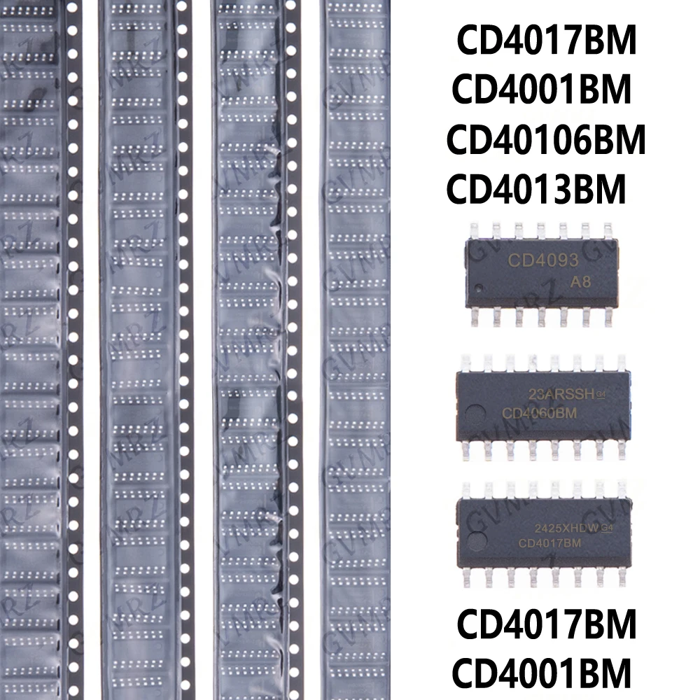 10PCS  CD40106BM  SOP CD4001BM CD40106BM CD4011BM CD4013BM CD4017BM CD4021BM CD4028BM CD4046BM CD4049UBM CD4051BM