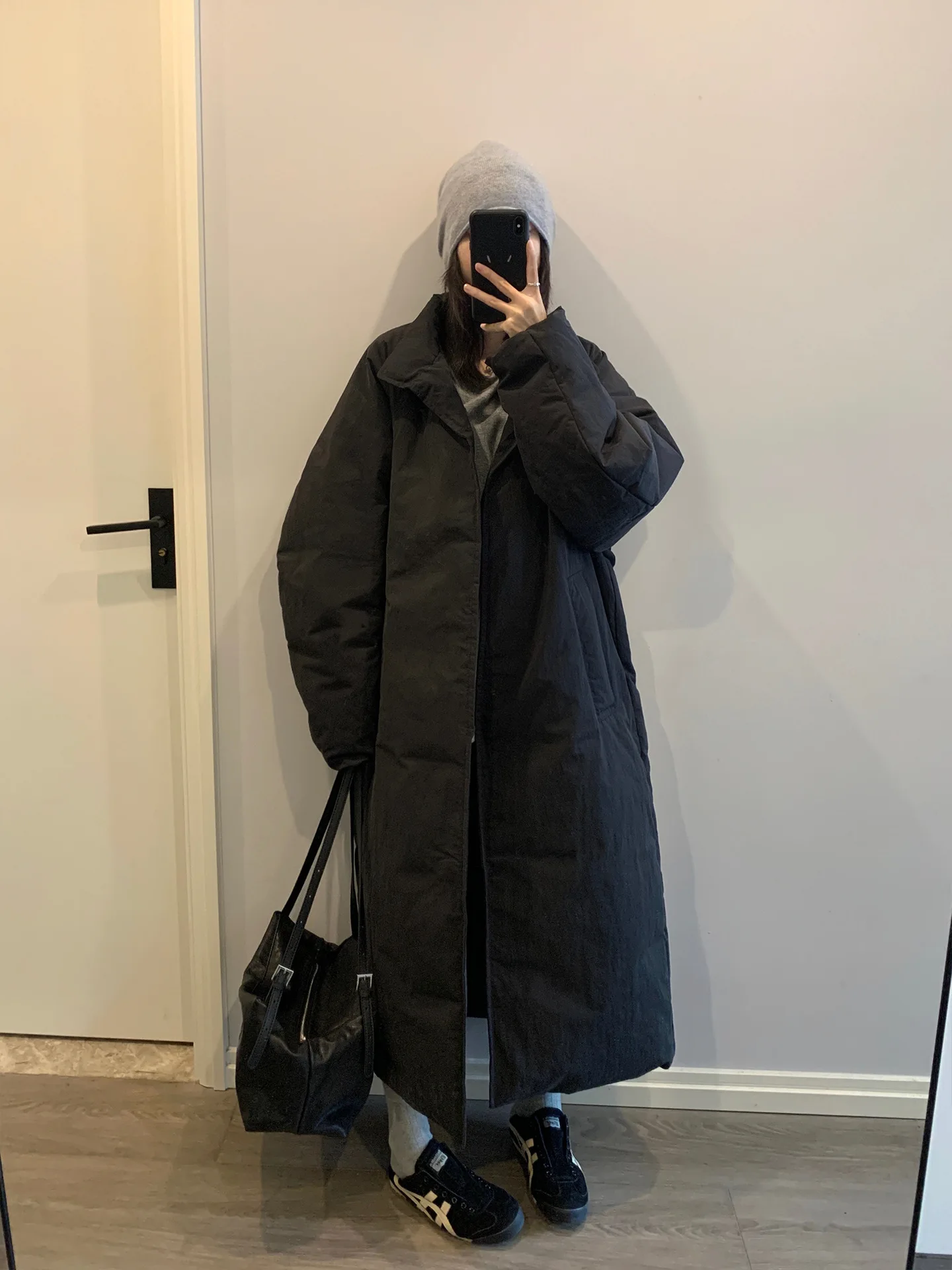 

Fashion Winter Women's Long Parkas Windproof Outerwear Warm Thick Cotton Padded Down Jacket Single Breasted Female Outwear