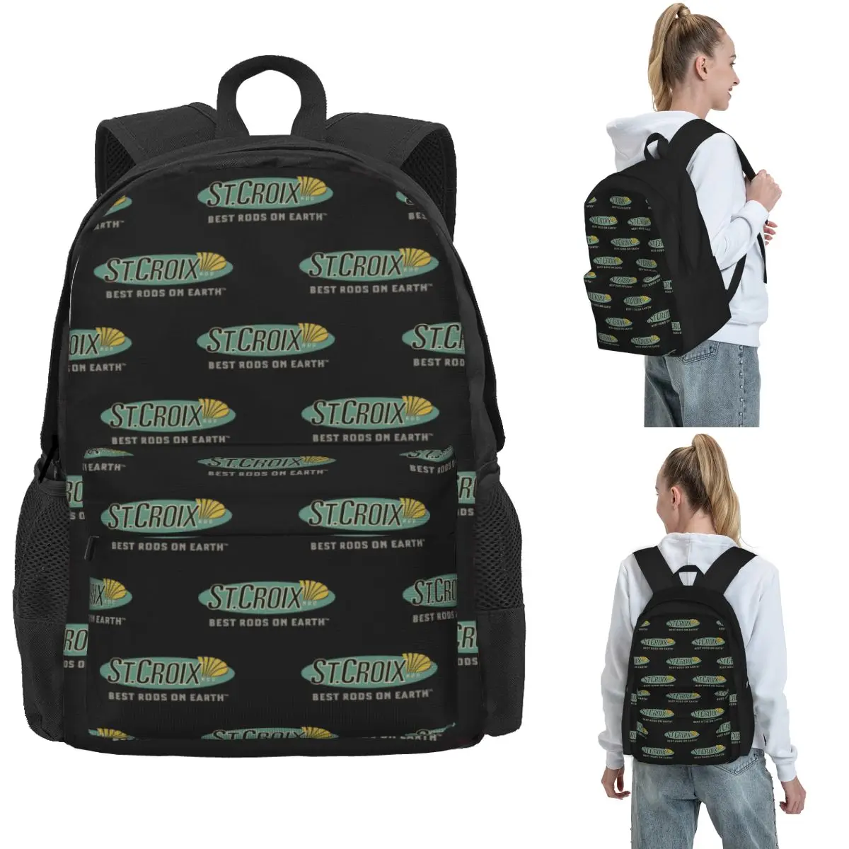 Life Love St Croix Merch Backpack Hot Sale Daypack Large Capacity Boys Girls BookBag School Bag Shoulder Bags for Men Women