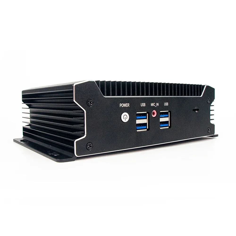 ファンレス産業用PCミニ Core i7/i5 SSD VGA RS232 組み込みタッチスクリーン USB 3.0 2*LAN N5105 産業用ボックスコンピューター