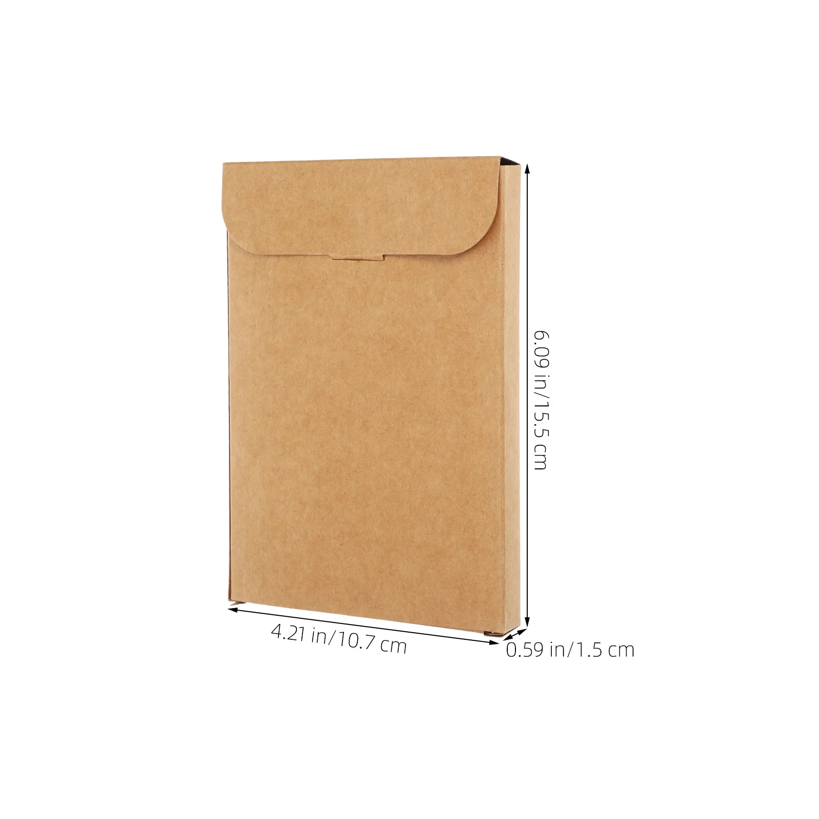 20Pcs Sturdy Kraft Cardboard Boxes for Greeting Cards Postcards Photo Storage Mailing Small Business Gift Packaging DIY Present