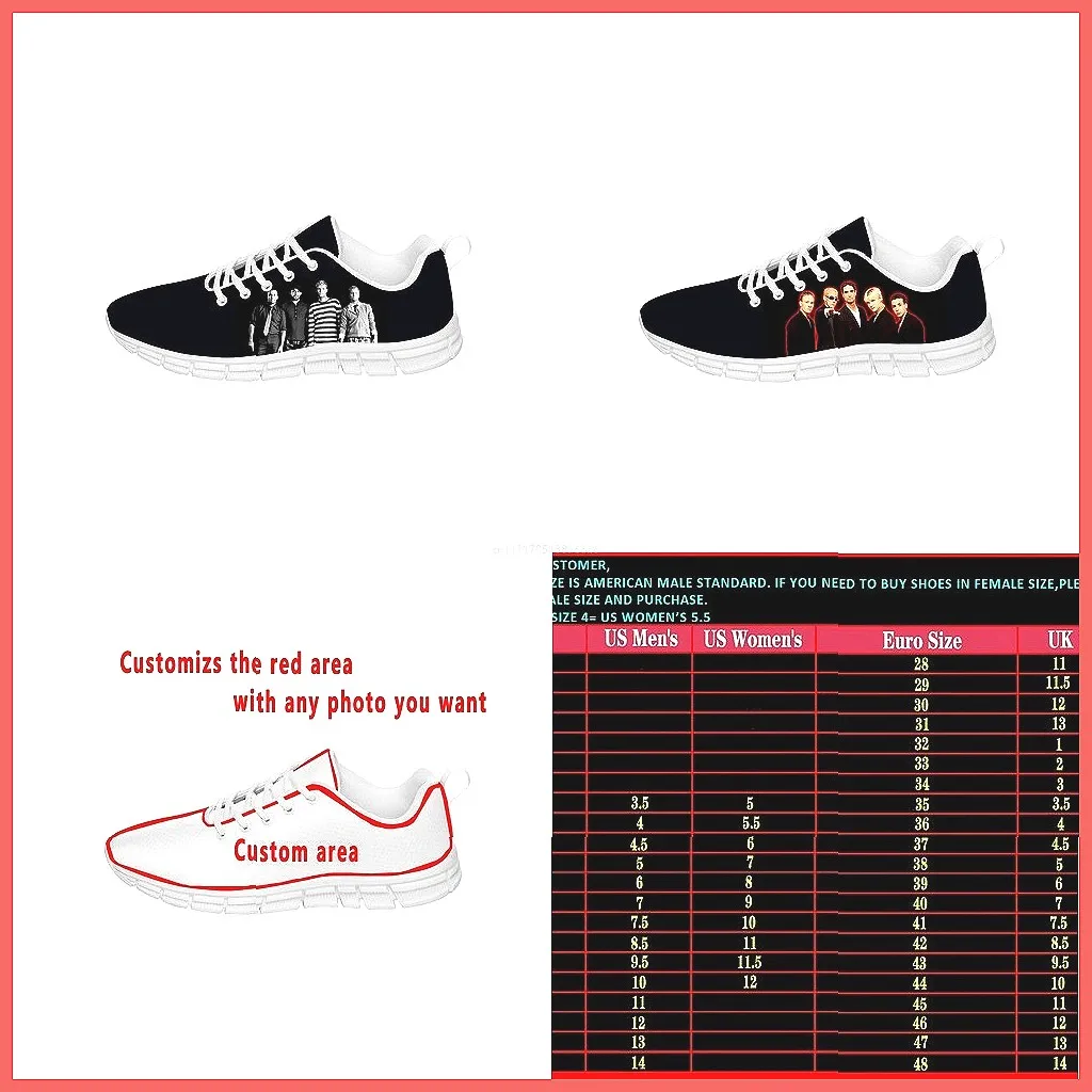 

Кеды в стиле Backstreet Boys, повседневные спортивные кроссовки на шнуровке с индивидуальным дизайном